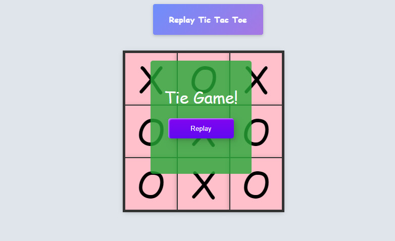 JavaScript-Tic-Tac-Toe-Project