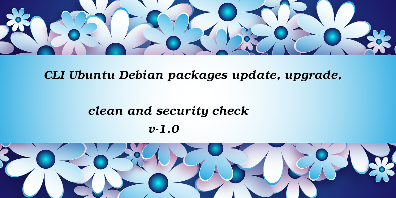 CLI-Ubuntu-Debian-packages-update-upgrade-clean-and-security-check