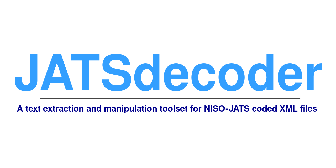 JATSdecoder