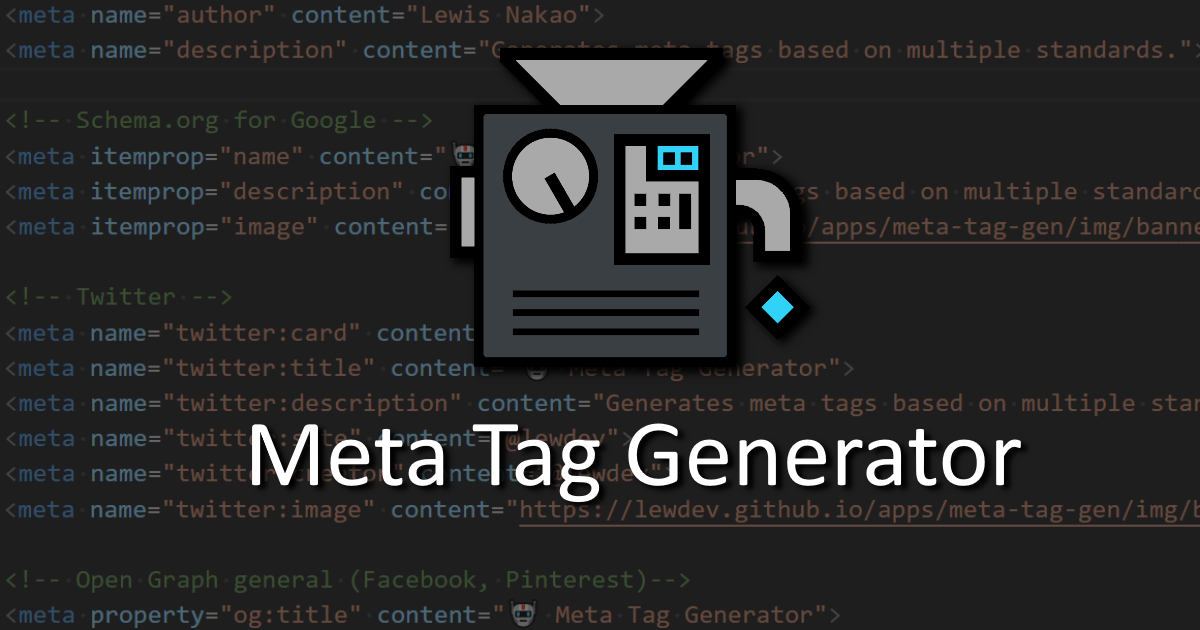 meta-tag-gen