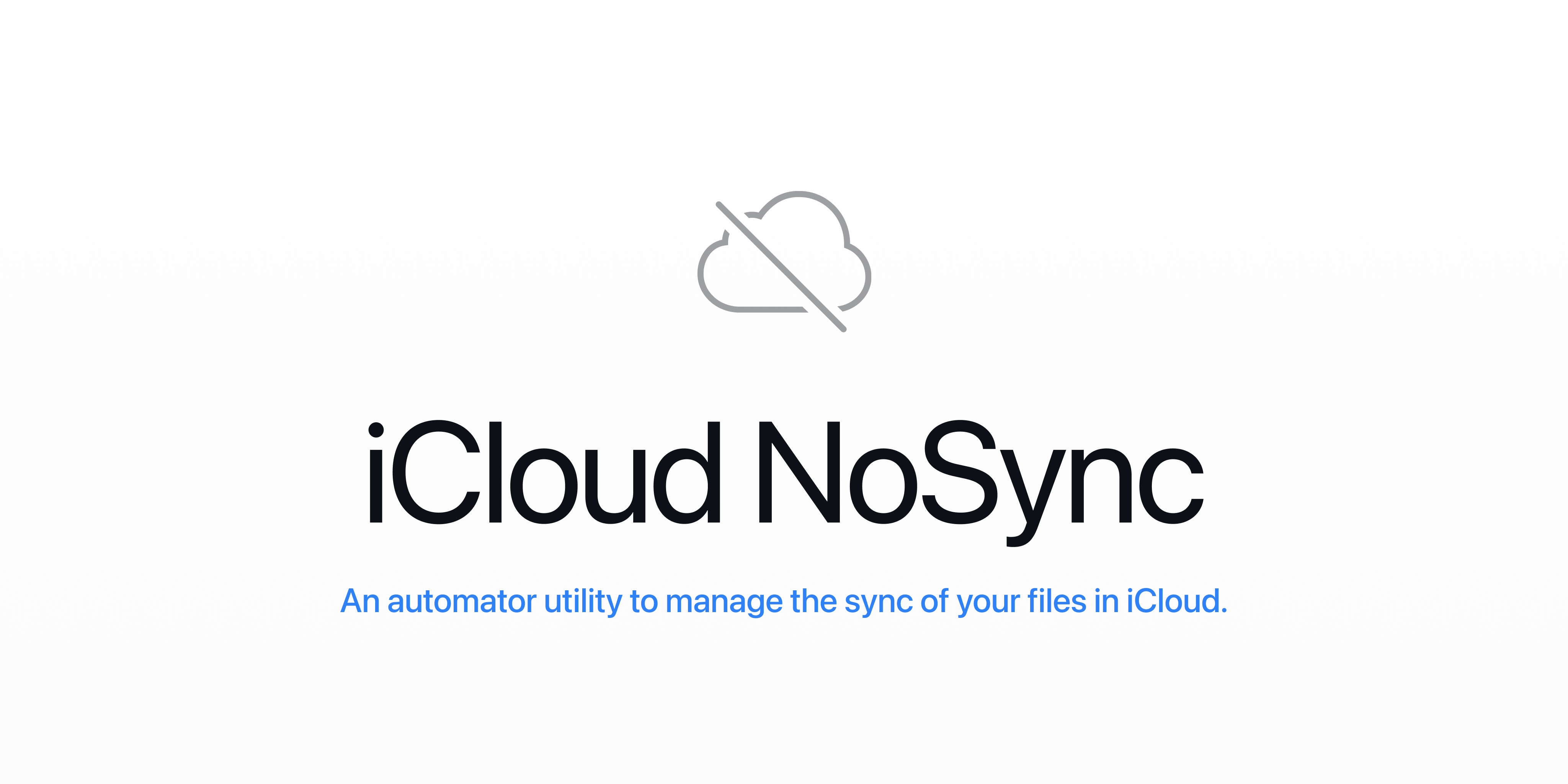 icloud-nosync