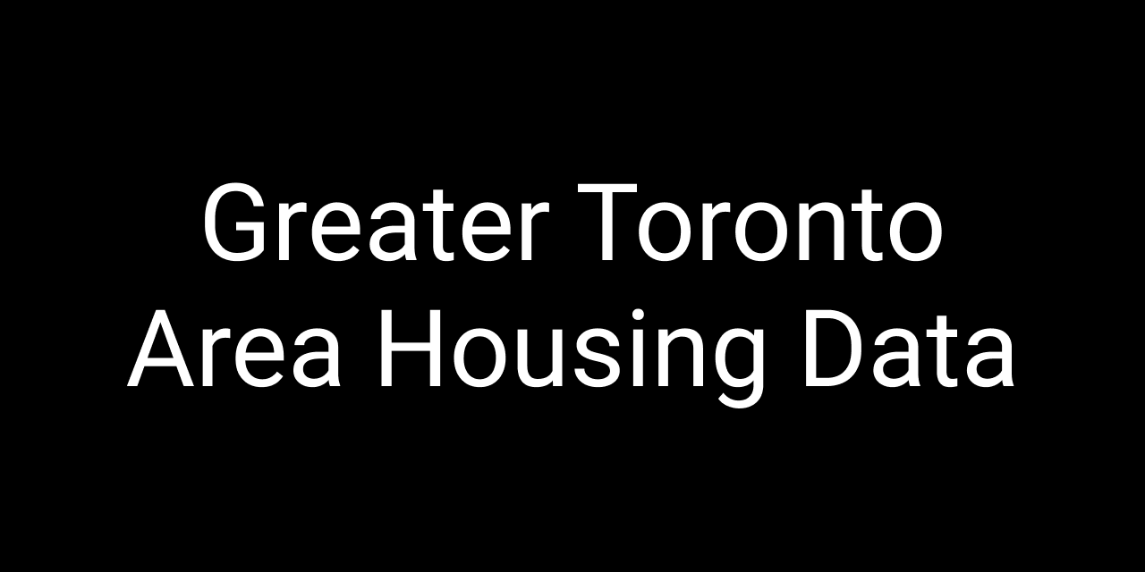 greater-toronto-area-housing-data