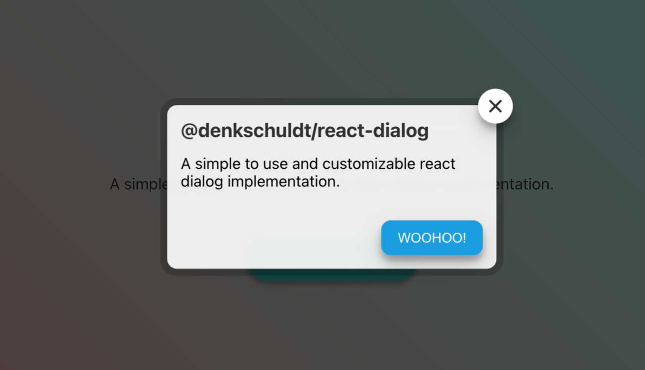 react-dialog