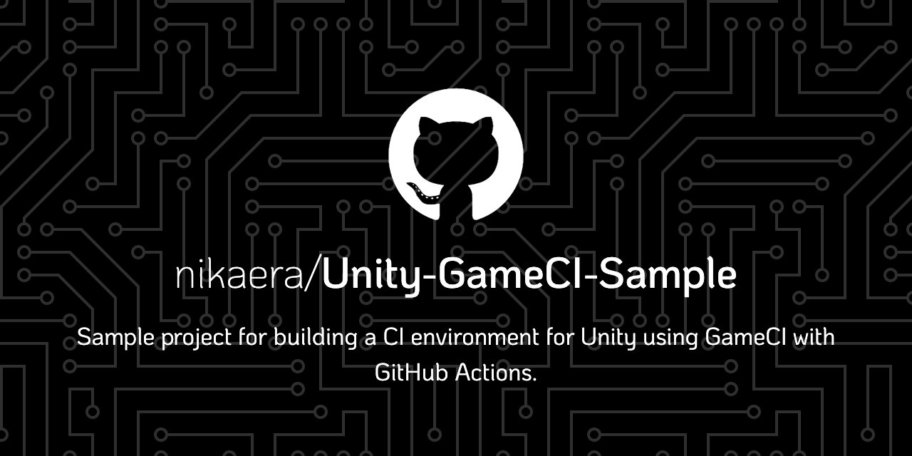 Unity-GameCI-Sample