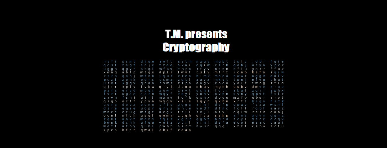 cryptography