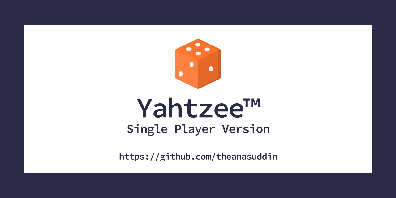 Simplified-Version-of-Yahtzee