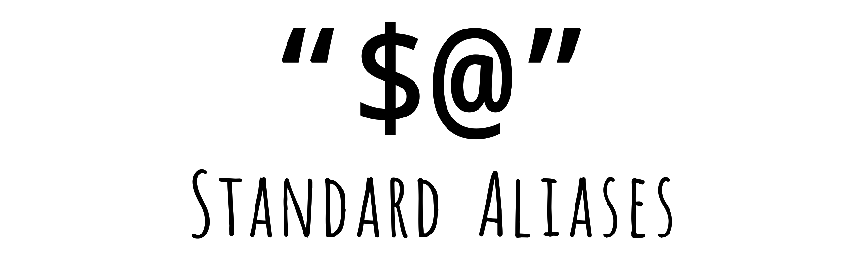 standard-aliases