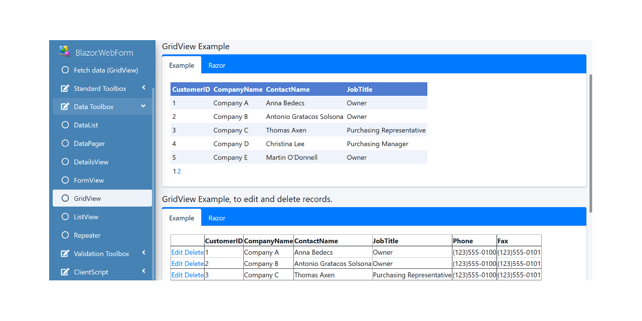 Blazor.WebForm.Components