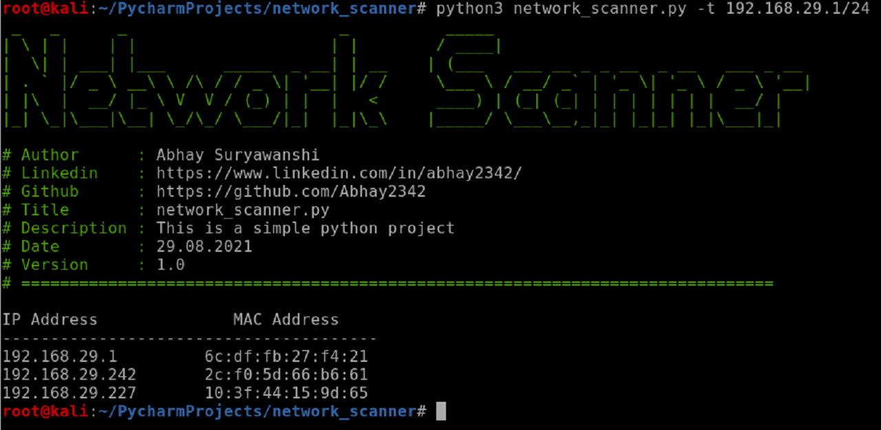 Network-Scanner