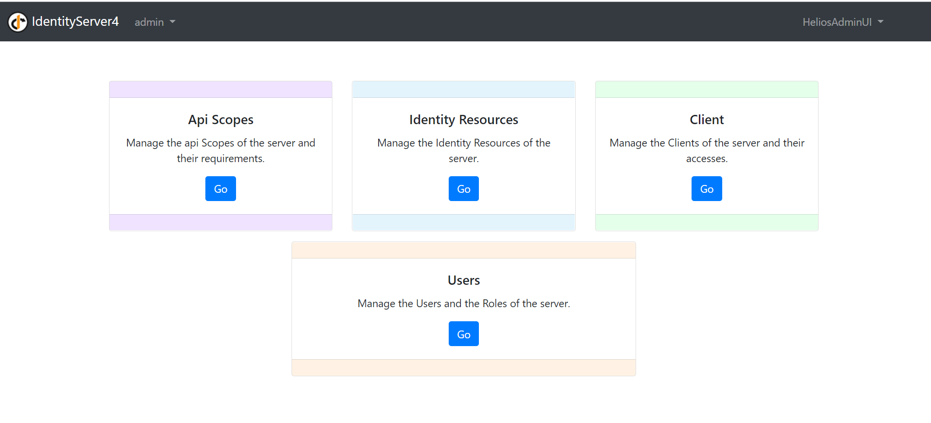 IdentityServer-HeliosAdminUI