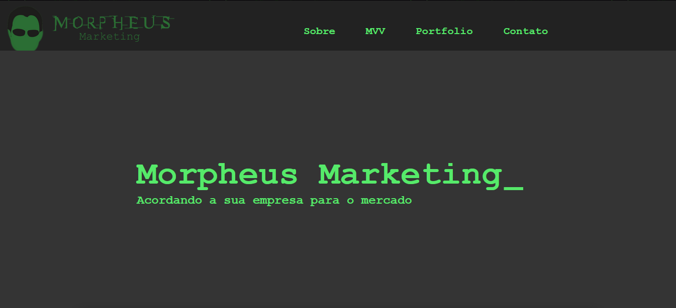 Morpheus-Landing-Page