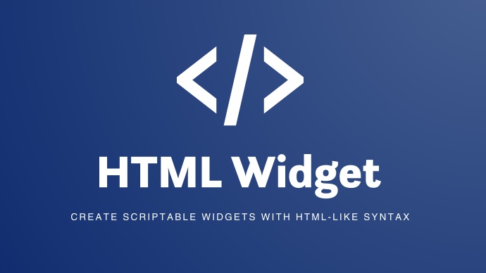 Scriptable-HTML-Widget