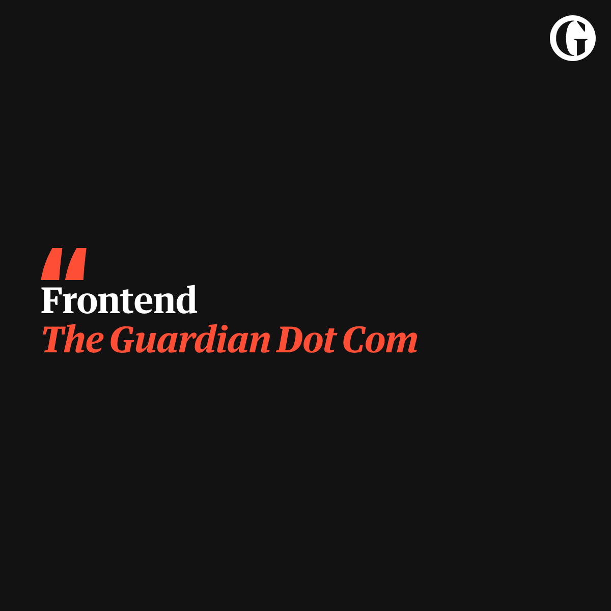 frontend