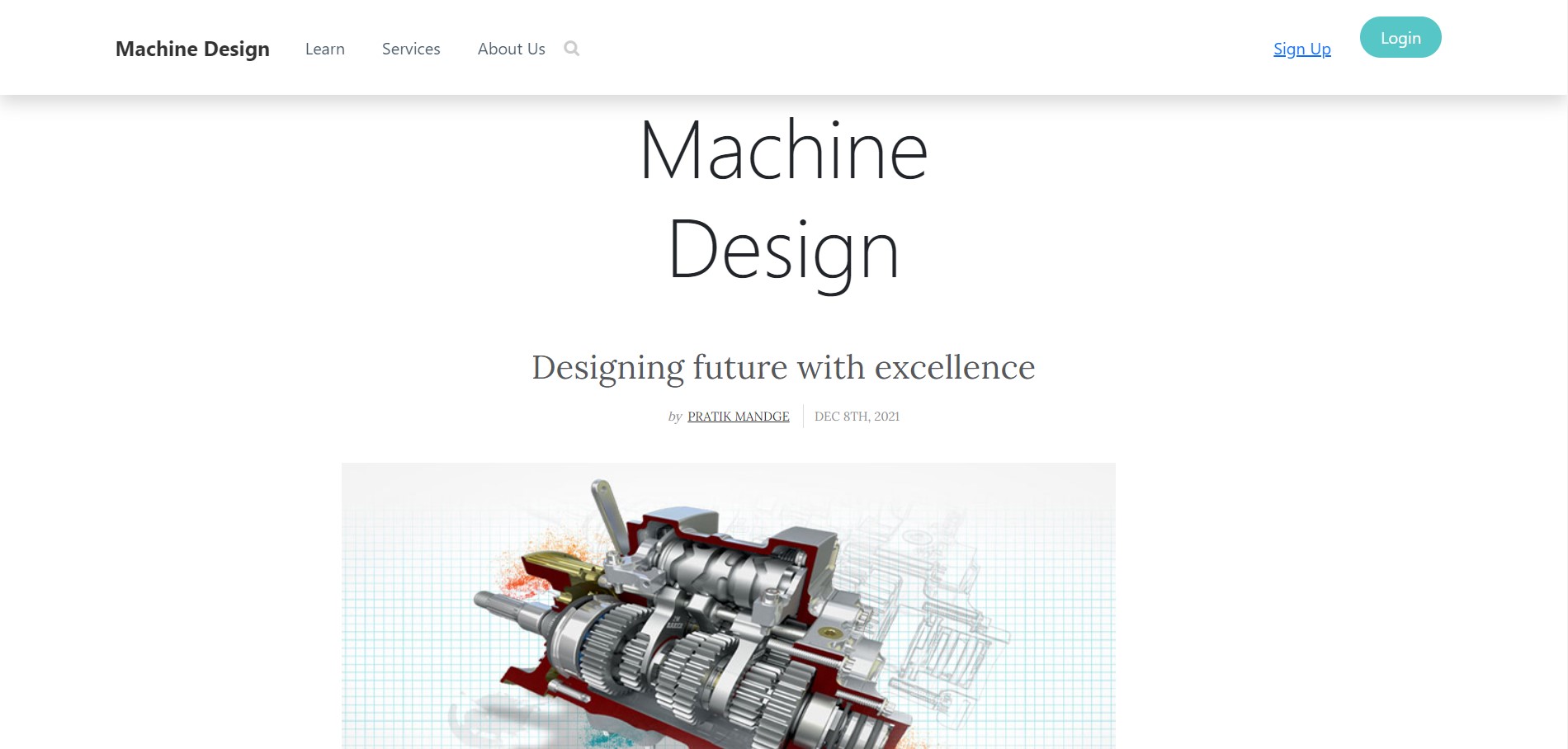 Machine-Design-Web-Application