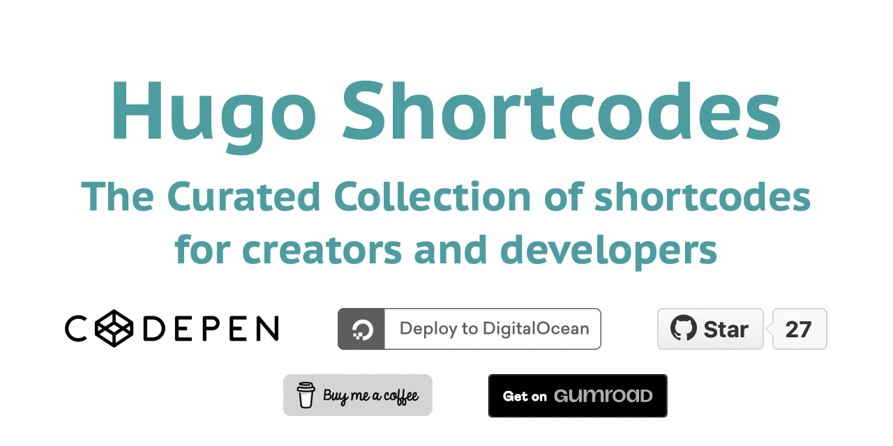 hugo-shortcodes