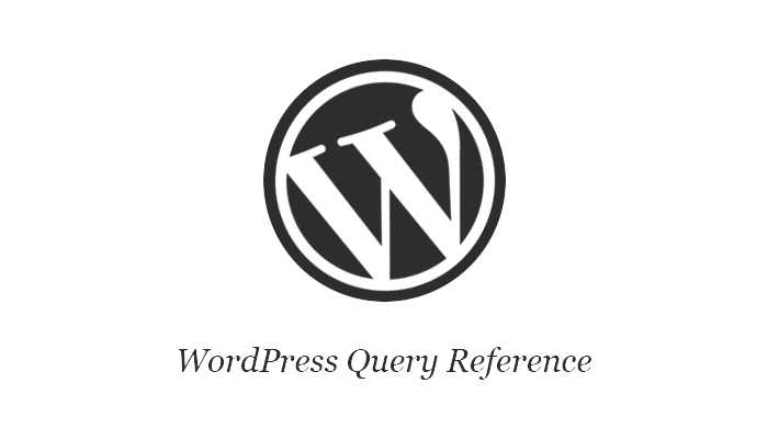 wordpress-query-reference