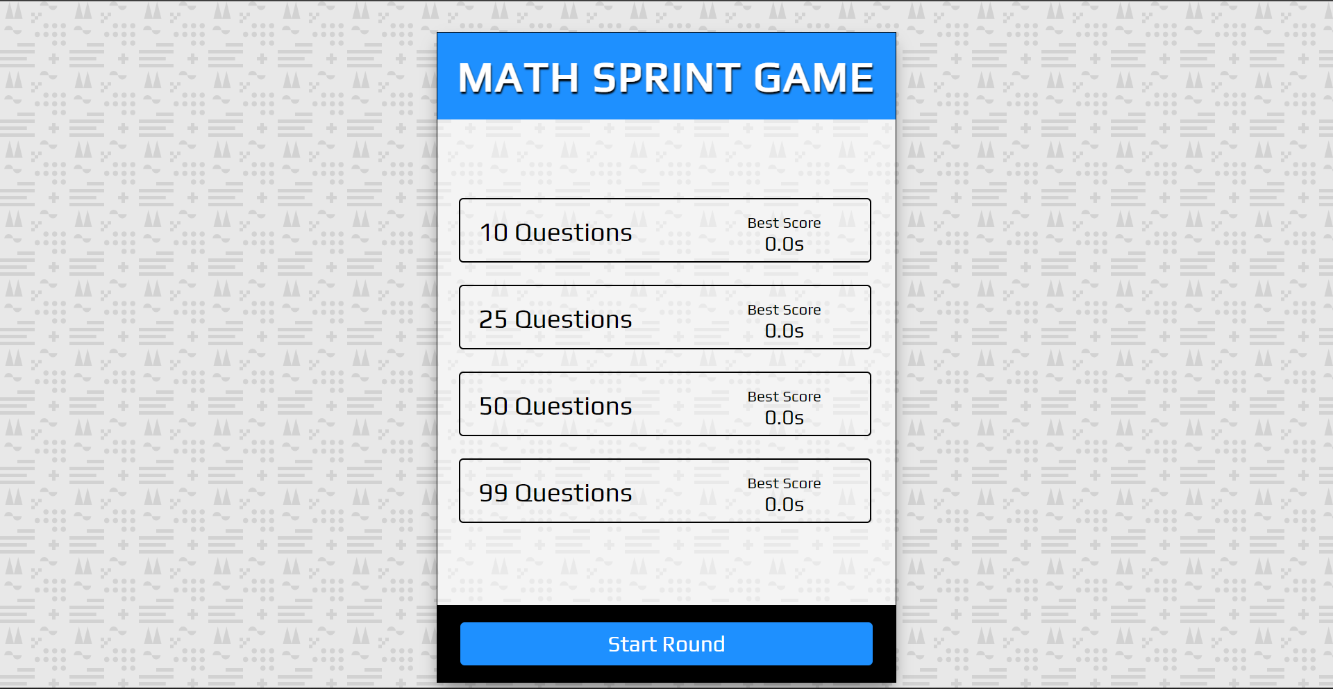 MATH-SPRINT-GAME