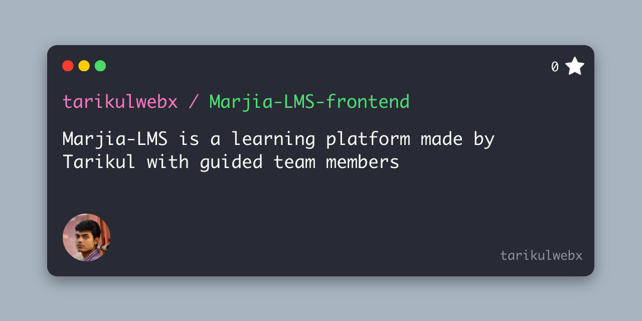 Marjia-LMS-frontend