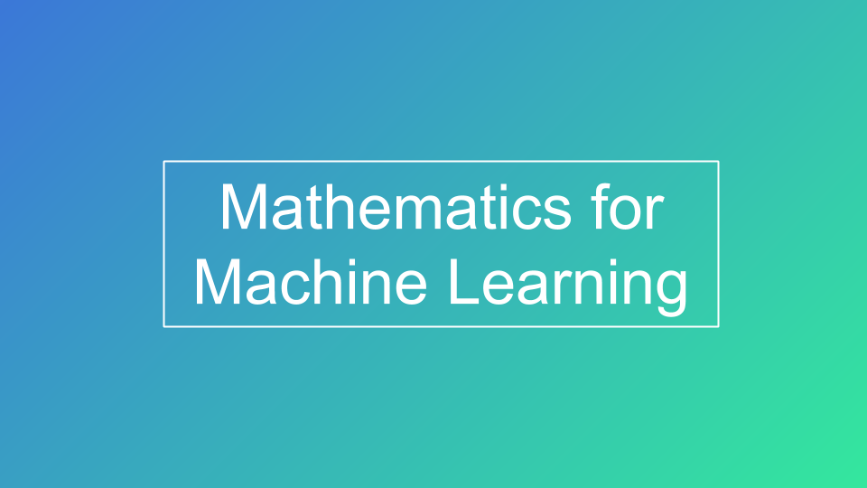 Mathematics-for-ML