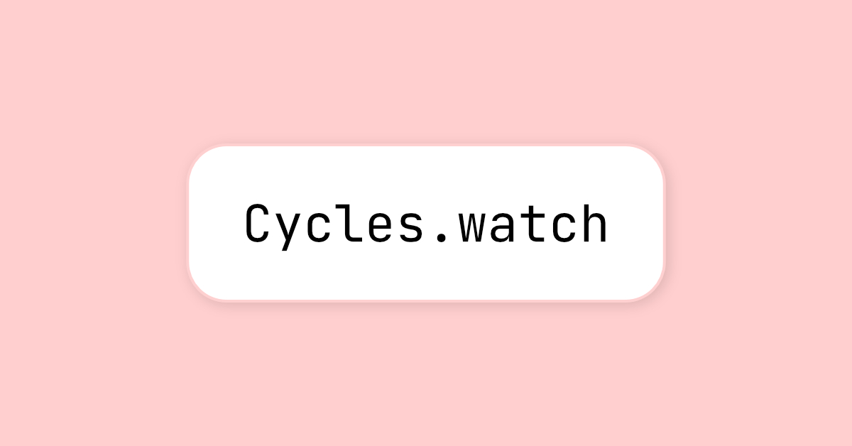 cycles.watch