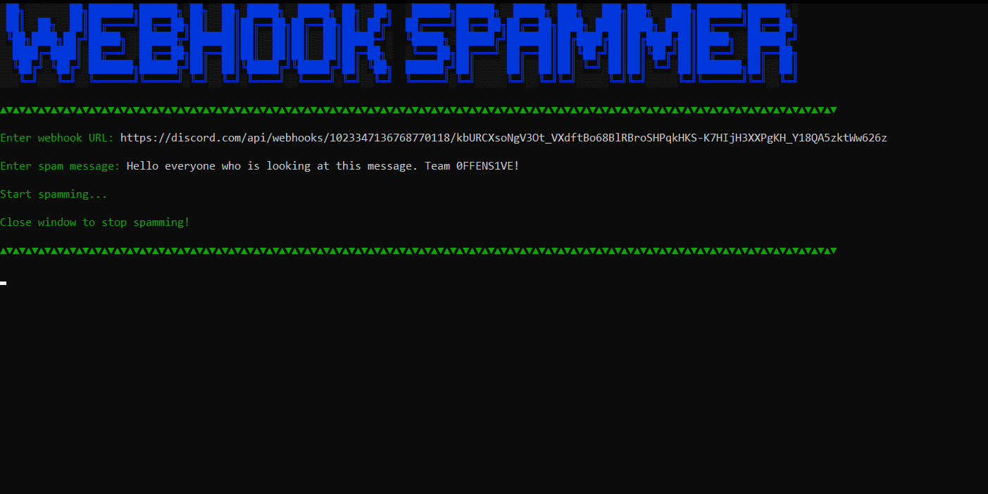 Discord-webhook-spammer