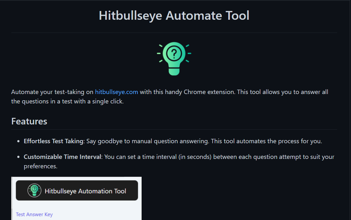 Hitbullseye-Automate-Tool