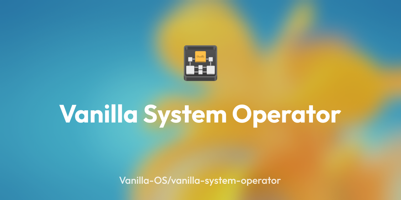 vanilla-system-operator