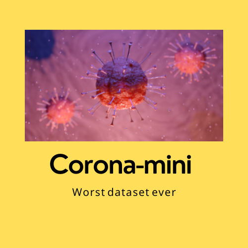 Corona-mini-dataset