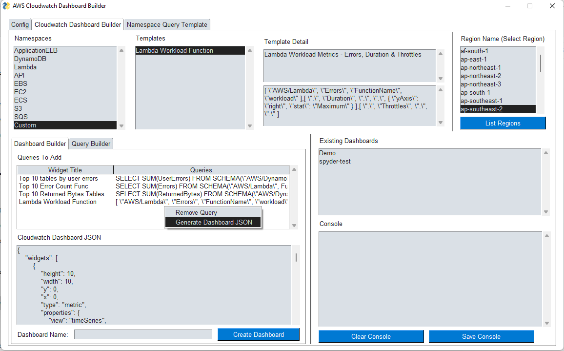 cloudwatch-dashboard-builder