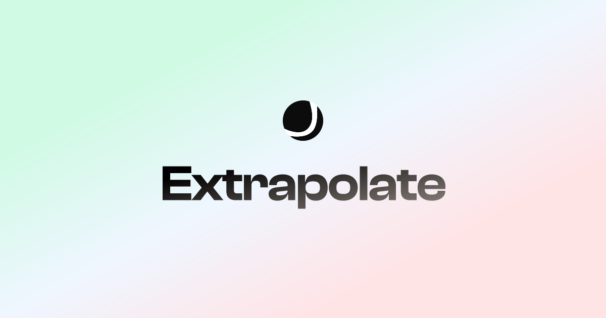 extrapolate