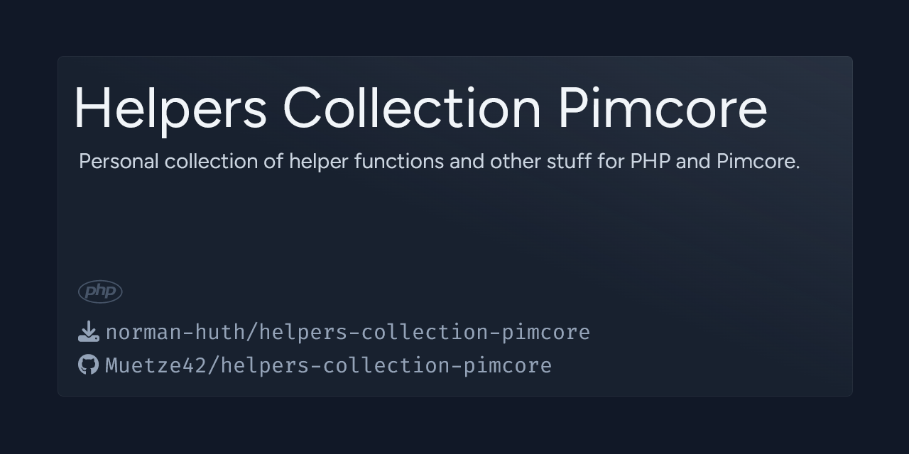 helpers-collection-pimcore