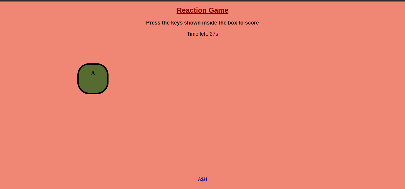 Reaction-Game