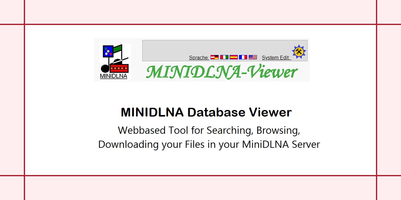 minidlna-web