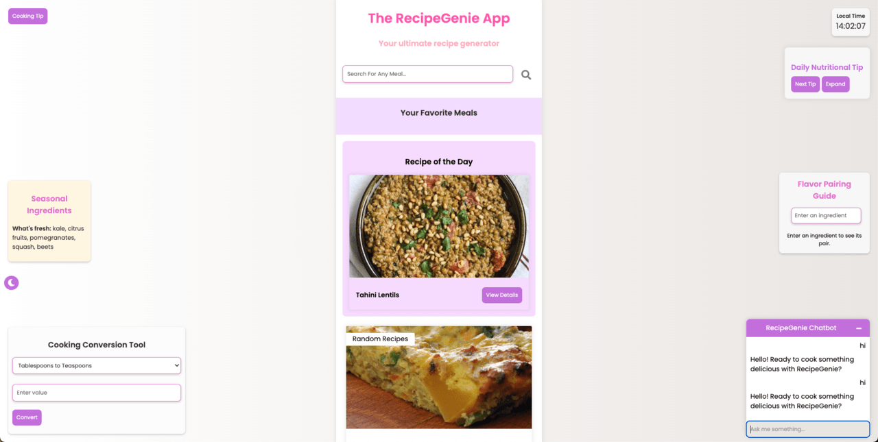 RecipeGenie-App