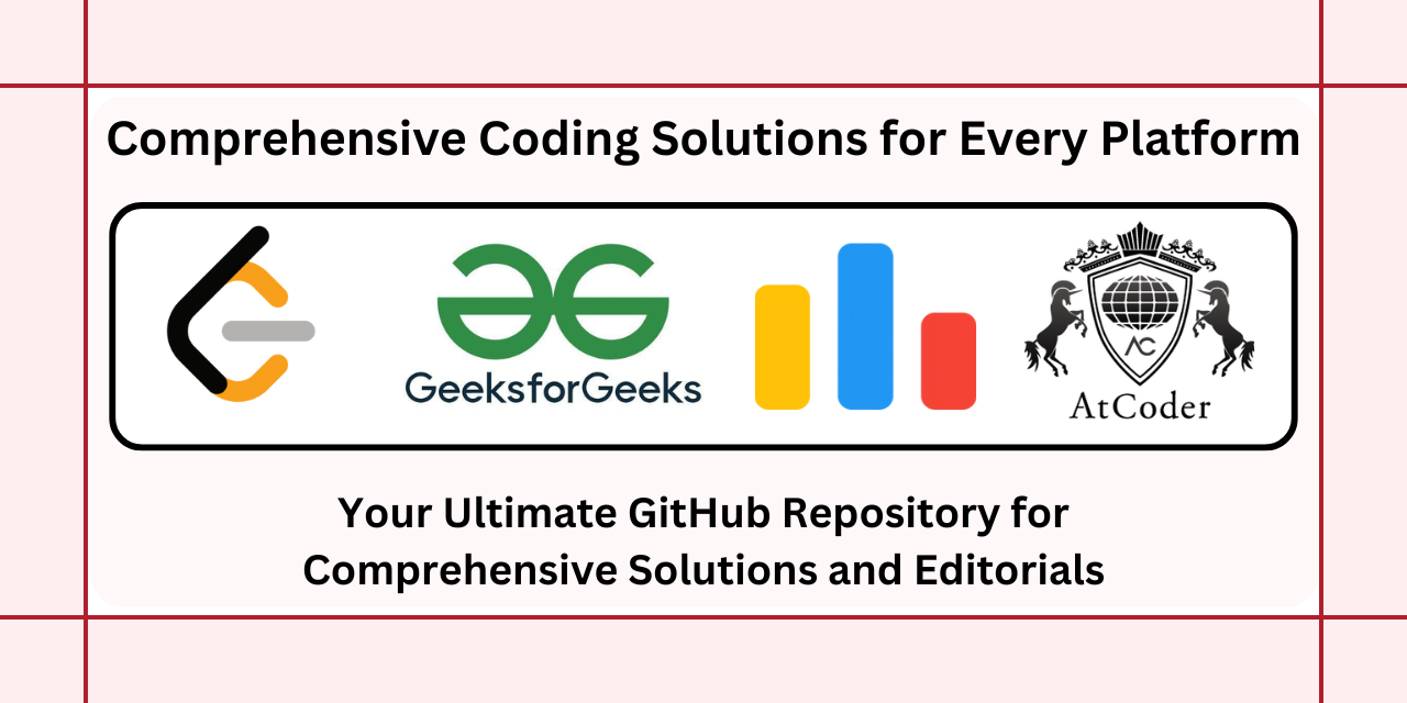 Leetcode-CSES-GFG-Codeforces-Coding-Solutions