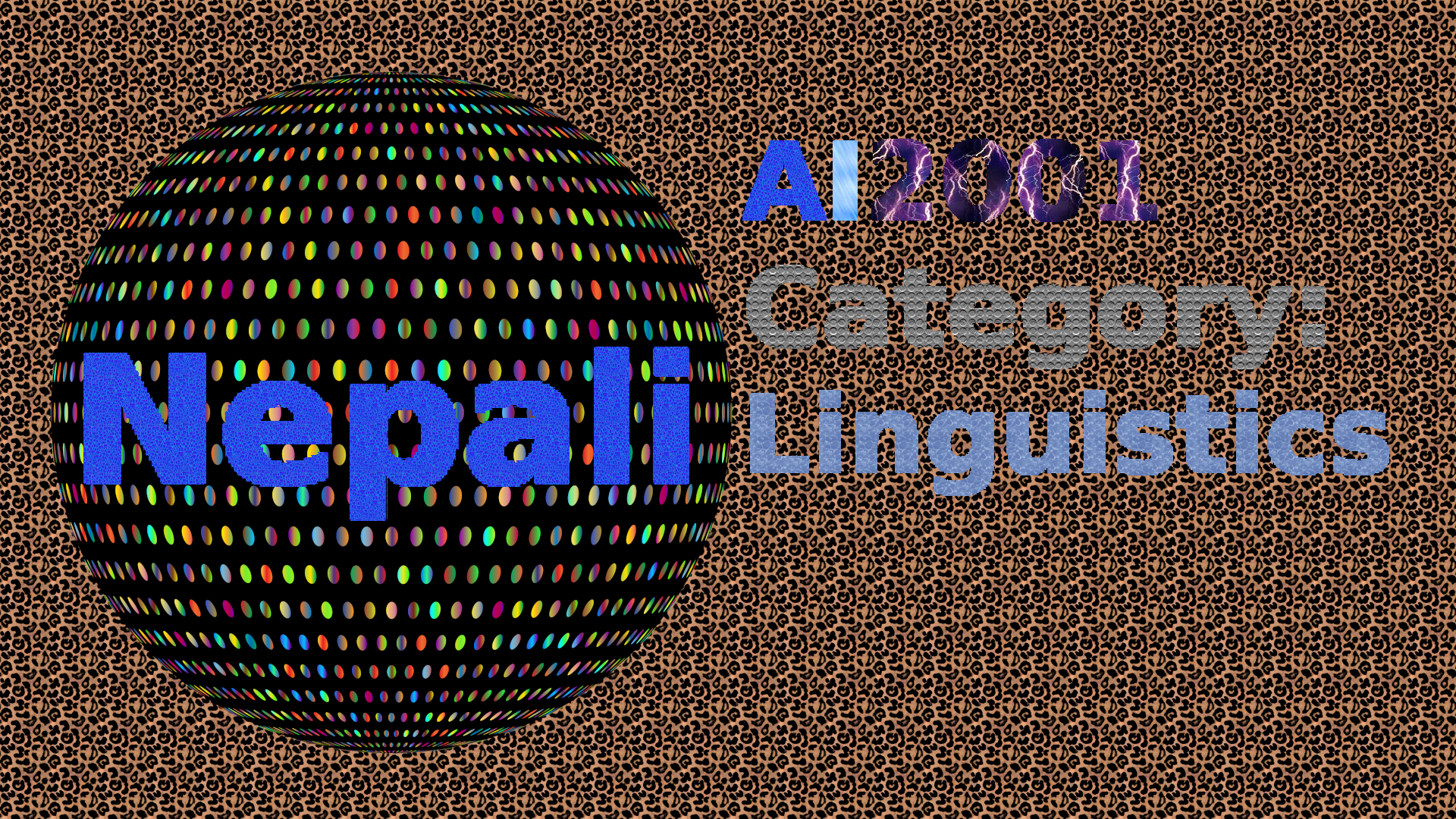 AI2001_Category-Linguistics-SC-Nepali