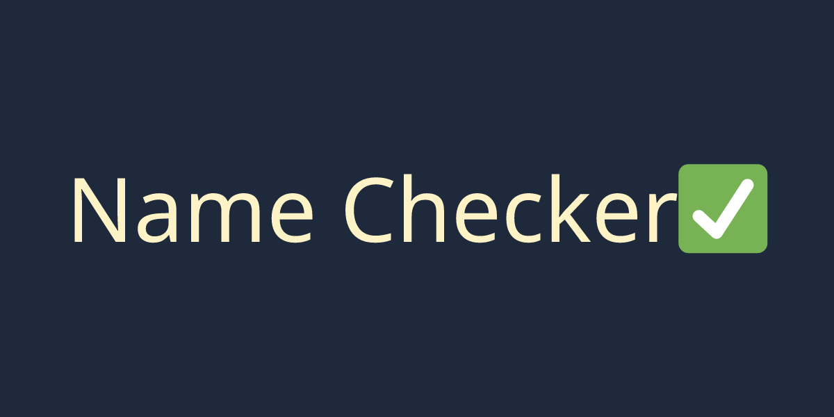 namechecker