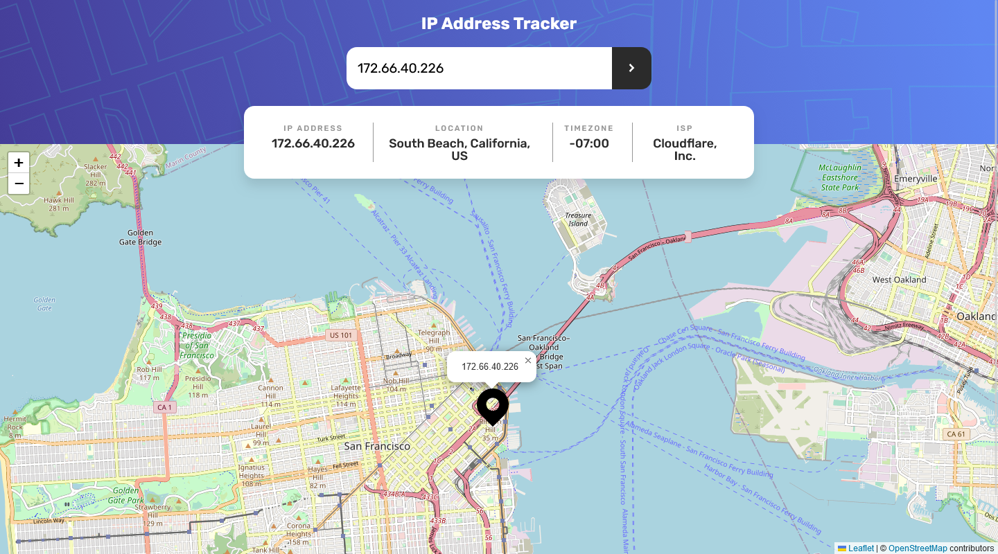 IP-Address-Tracker