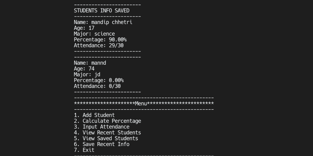 Student-Management-System