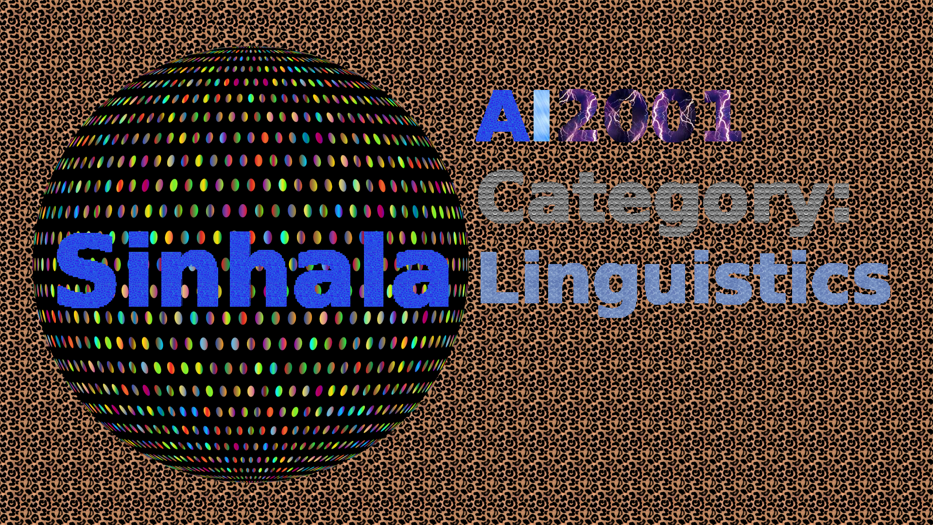 AI2001_Category-Linguistics-SC-Sinhala