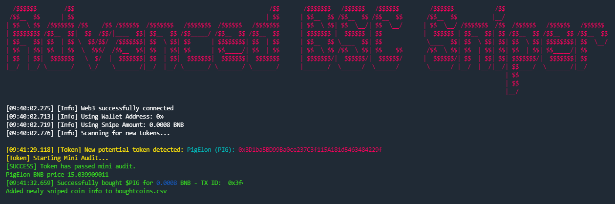 Automated-BINANCE-CHAIN-Token-Sniper-USE-BSSCAN-API-for-verified-Source-code
