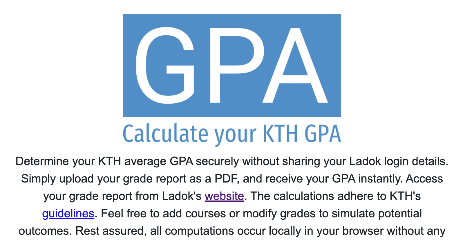 kth-gpa-calculator