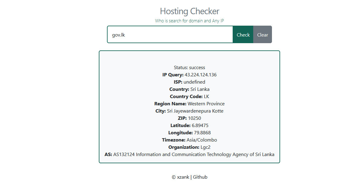 Hostingchecker