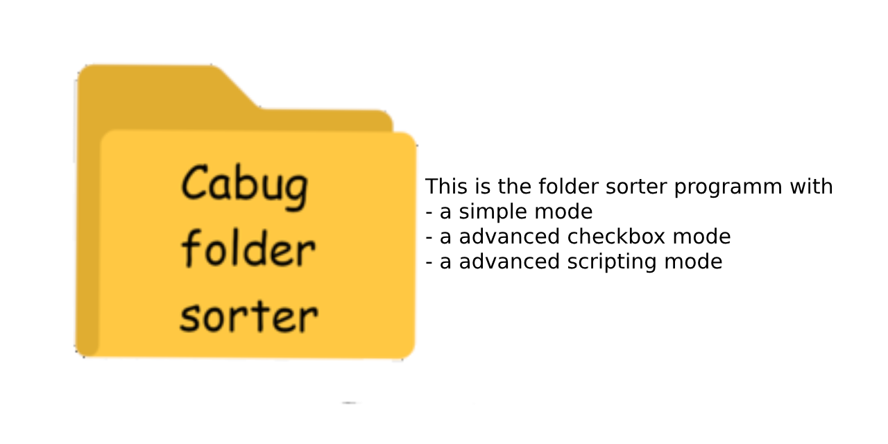 Cabug-Folder-Sorter