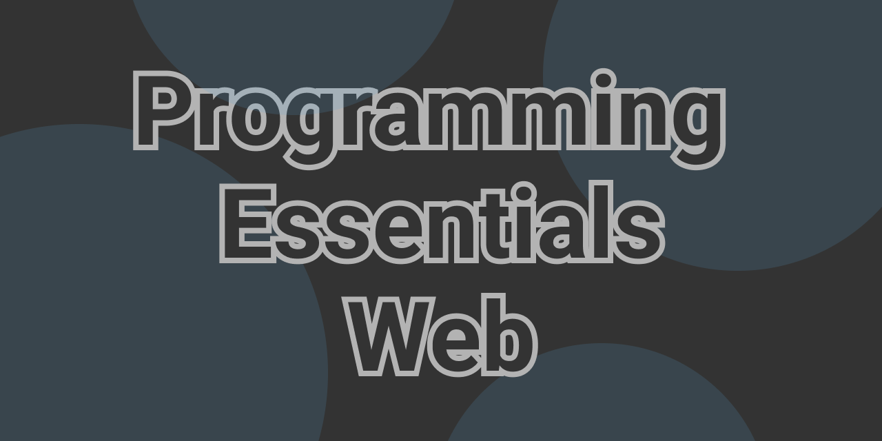 Programming-Essentials-Web