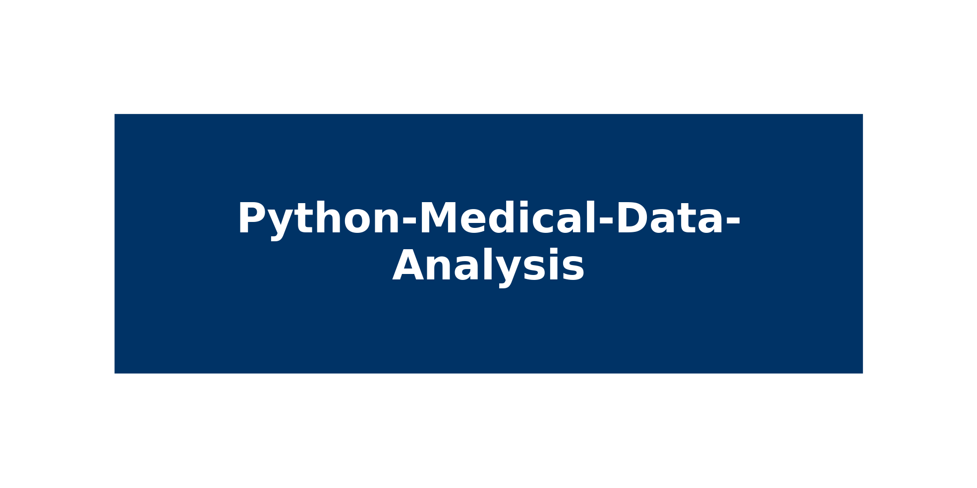 Python-Medical-Data-Analysis