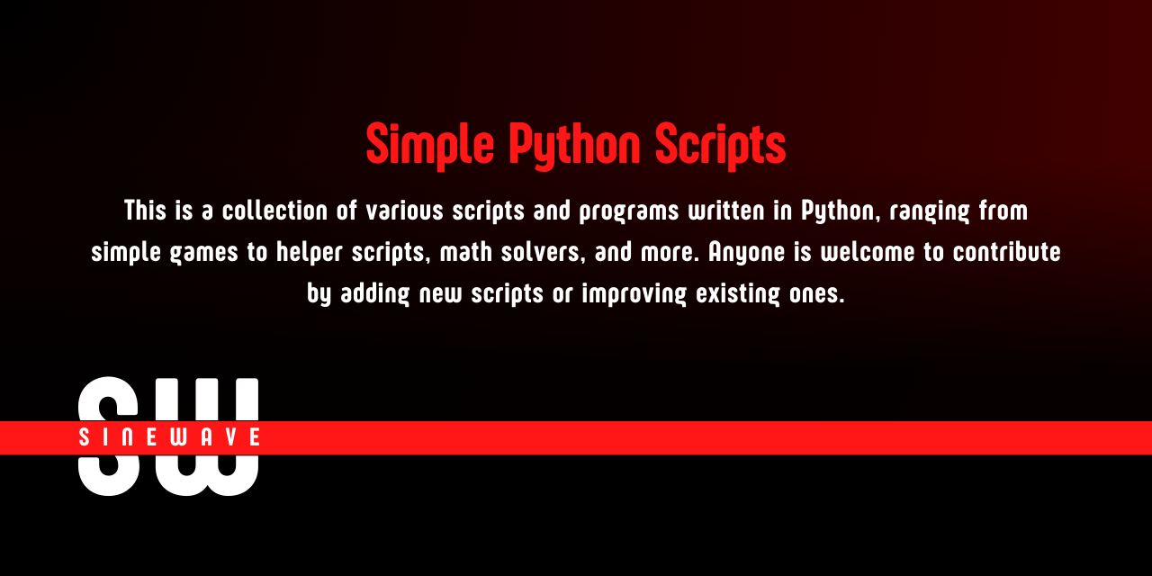 Simple-Python-Scripts