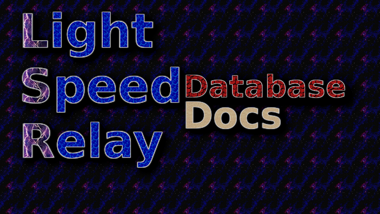 LightSpeedRelay_Database_Docs