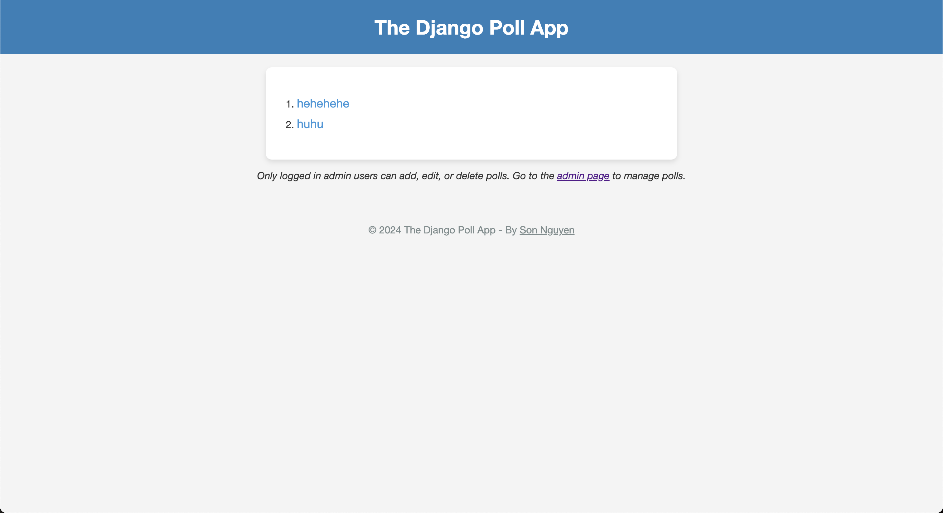 Django-Poll-Application