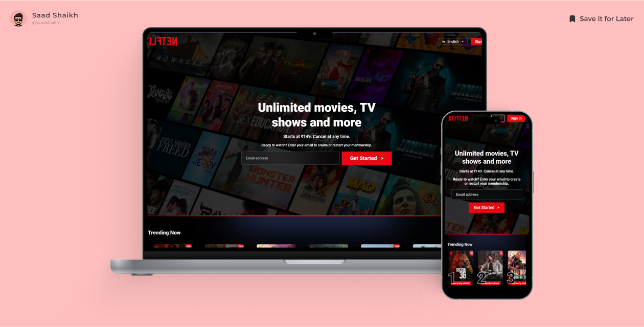 Netflix-Landing-Page-Clone